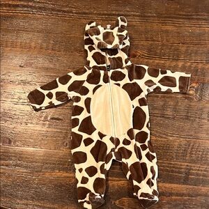 Faded Glory Giraffe Print Kids Footie costume
